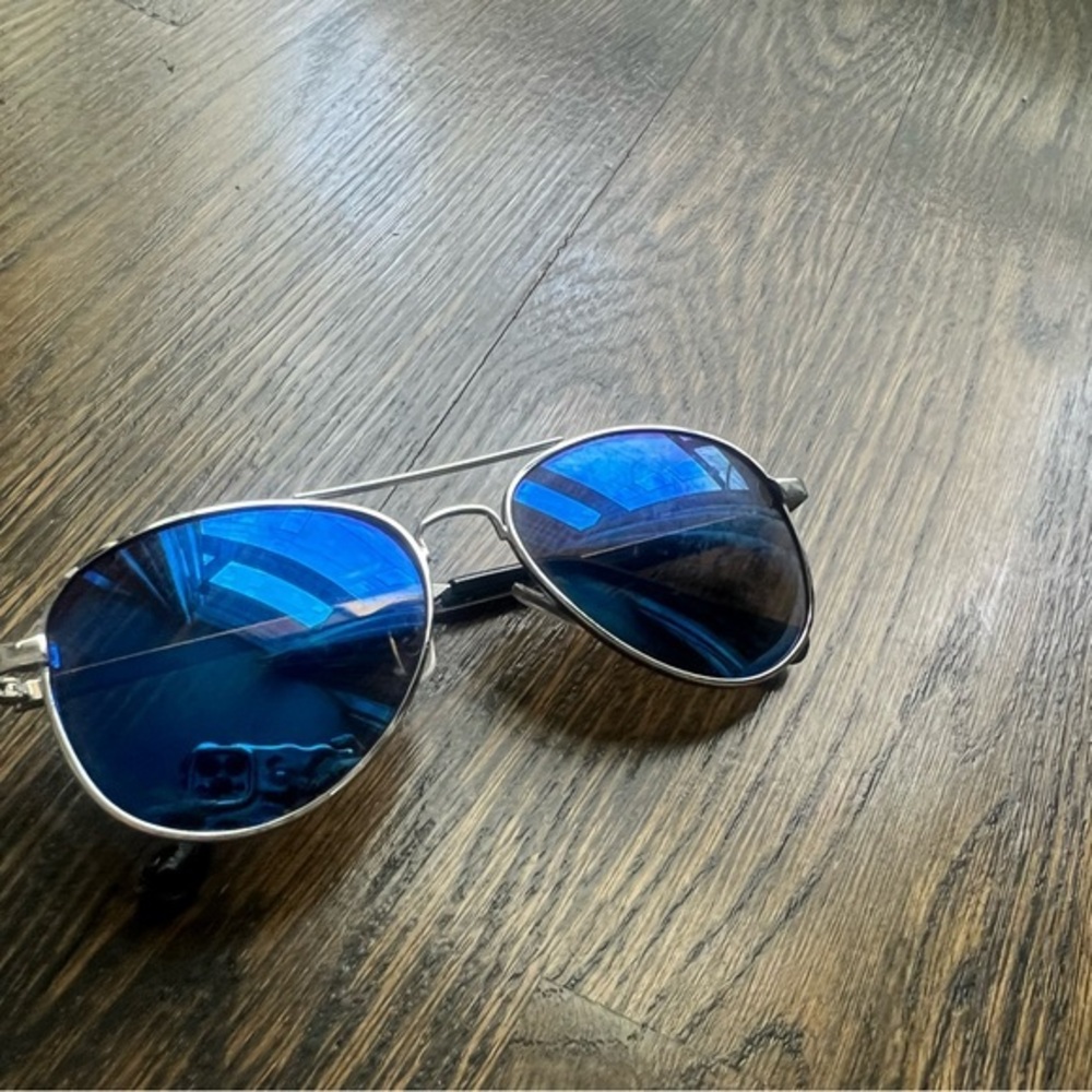 Stylish Blue Aviator Sunglasses for Kids